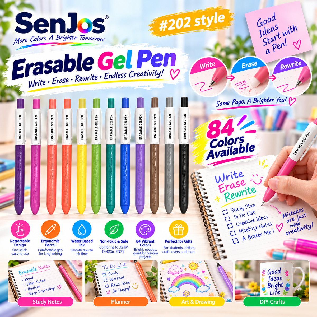 Erasable Gel Pen （SJ202)