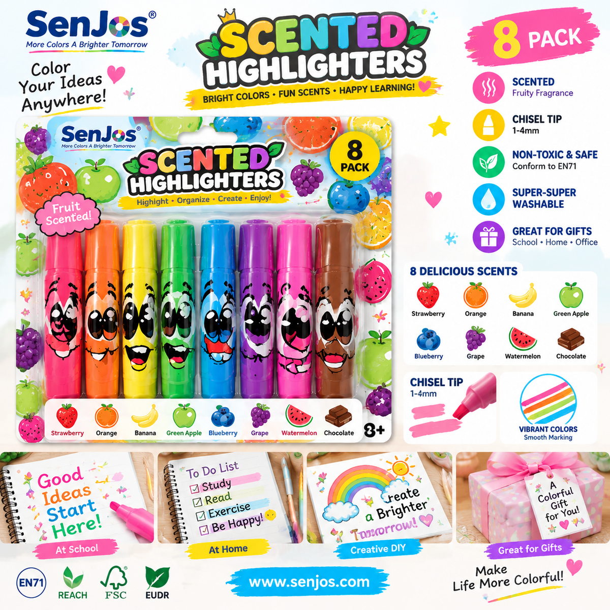 Scented Chisel Tip Highlighter